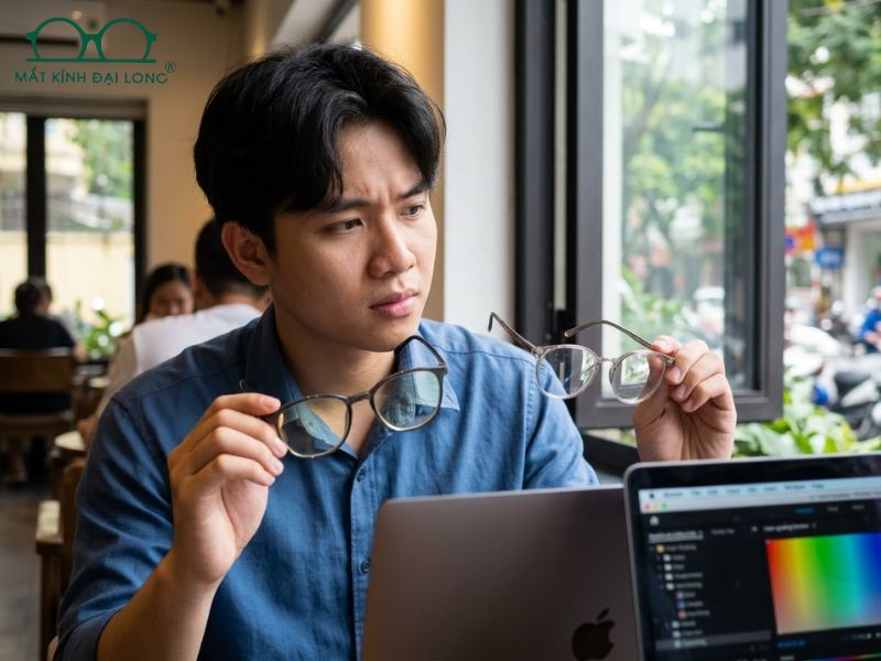 Cẩm nang 7 phương pháp kiểm tra kính chống ánh sáng xanh tại nhà