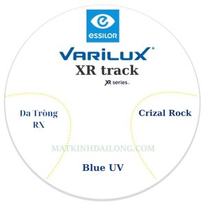 ĐA TRÒNG ESSILOR VARILUX® XR TRACK 1.59 / 1.60 ĐỔI MÀU CRIZAL ROCK UV