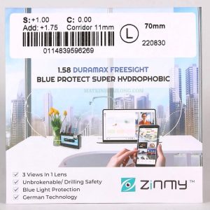 ĐA TRÒNG ZINMY 1.58 BLUE UV