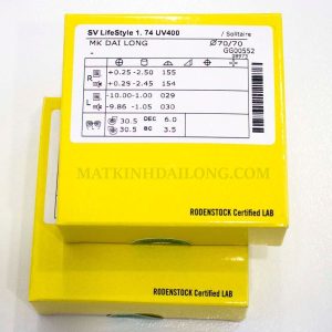 ĐA TRÒNG RODENSTOCK 1.60 PAL ULTIMATE UV400 ĐÁNH