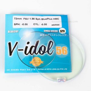 TRÒNG KÍNH V-IDOL BLUE CUT 1.56 UV