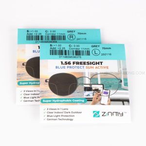 ĐA TRÒNG ZINMY ĐỔI MÀU 1.56 BLUE UV