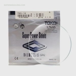 TRÒNG KÍNH TOKAI 1.76 SPS UV SIÊU MỎNG