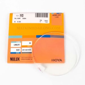 TRÒNG KÍNH HOYA NULUX 1.60 AS BLUE CONTROL UV