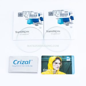 TRÒNG KÍNH Essilor Crizal EASY TR Classic 1.56 ĐỔI MÀU UV