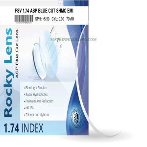 TRÒNG KÍNH ROCKY 1.74 ASP BLUE UV